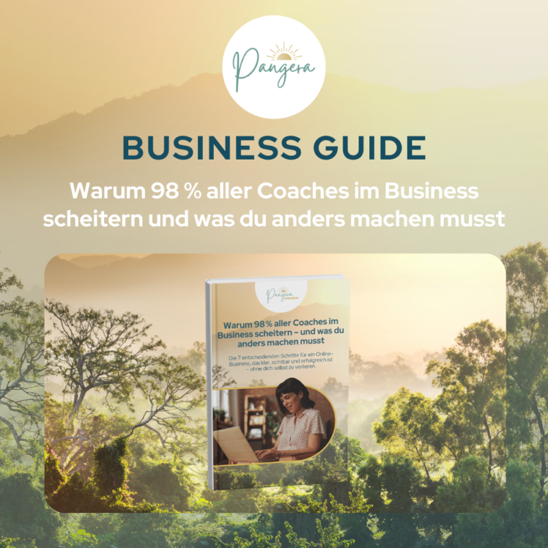 Pangera Business Guide - Warum 98 % aller Coaches im Business scheitern und was du anders machen musst