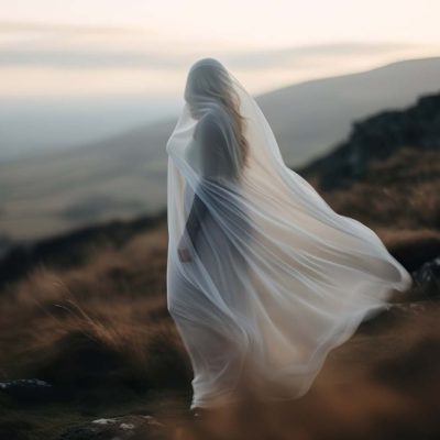 Petra Veith-Hintergrundbild-Frau mit einem Schleier verhüllt